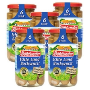 B&ouml;klunder Echte Land-Bockwurst 0.99&nbsp;&euro;