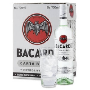 Bacardi Rum Carta Blanca oder Oakheart 8.99 €