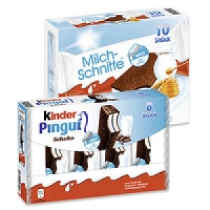 kinder Pinguí oder Milch-Schnitte 1.79 €