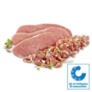 Frische Schweineschnitzel, natur oder Schweinegeschnetzeltes 4.44&nbsp;&euro;