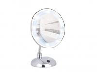 Lidl  Wenko LED Kosmetikspiegel Style Chrom Standspiegel, 3-fach Vergrößerun
