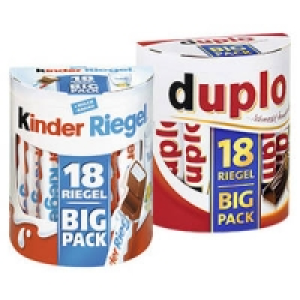 duplo oder kinder-Riegel 2.79 €
