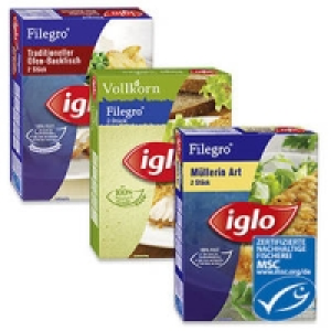 iglo Filegro M&uuml;llerin-Art oder Ofen-Backfisch 1.88&nbsp;&euro;