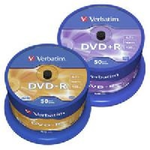 DVD-R oder DVD+R Rohlinge 16.99 €