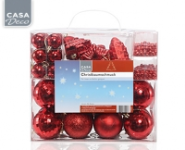 CASA Deco Christbaumschmuck, 53-tlg.