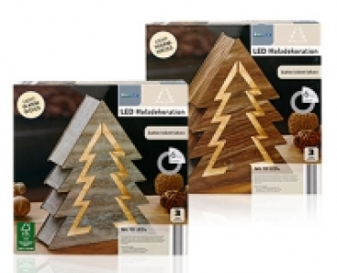 OECOLUX&reg;LED-Holzdekoration