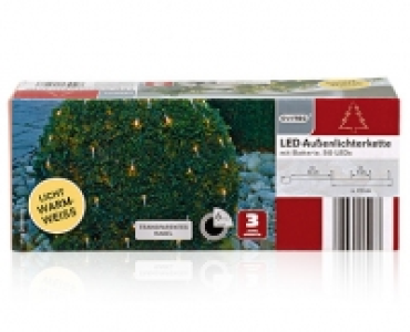OVITEC&reg;LED-Au&szlig;enlichterkette mit Batterien