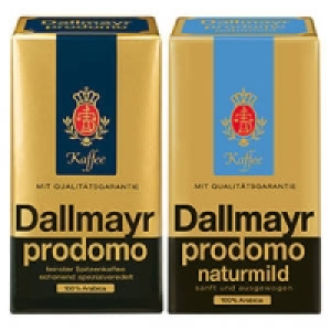 Dallmayr prodomo, entcoffeiniert, naturmild oder prodomo ganze Bohne 3.99&nbsp;&euro;