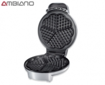 AMBIANO Belgisches Waffeleisen oder Waffeleisen Herzform