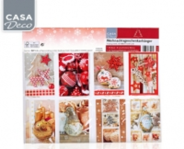 CASA Deco Weihnachts-Geschenkanhänger, 16 Stück