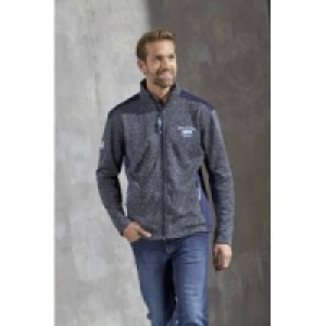 Damen- oder Herren Strickfleecejacke