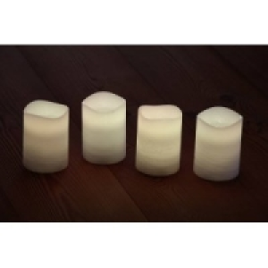 LED Kerze Bianco 4er Set