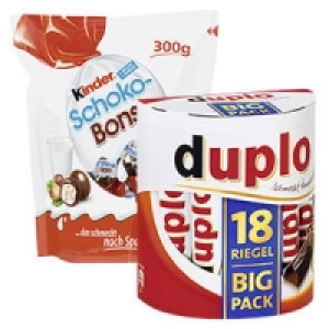 duplo, kinder Riegel oder Schoko-Bons 2.79&nbsp;&euro;