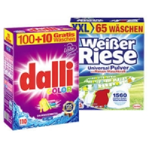 Weißer Riese oder dalli Waschmittel 8.99 €