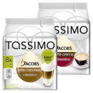 Tassimo Jacobs Caff&egrave; Crema Classico oder Latte Macchiato Classico 3.69&nbsp;&euro;