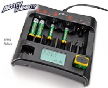 ACTIV ENERGY® Profi-Schnell-Ladegerät mit USB
