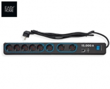 EASY HOME®Multimedia-Steckdosenleiste