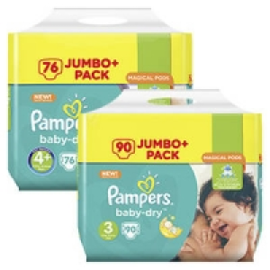 Pampers Windeln baby-dry oder active-fit 17.99&nbsp;&euro;