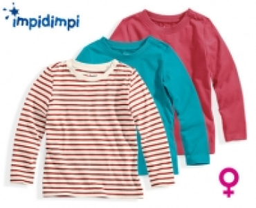 impidimpi Kleinkinder-Basic-Langarmshirts, 3 Stück 5.99 €