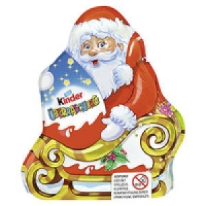 kinder Schokolade Weihnachtsmann mit Überraschungs-Ei