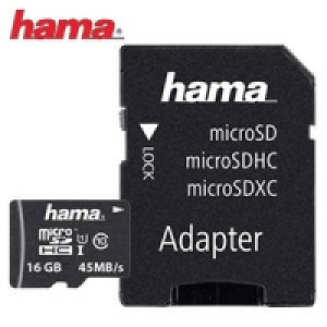 Highspeed-microSDHC-Karte 16 GB mit Adapter 7.99&nbsp;&euro;