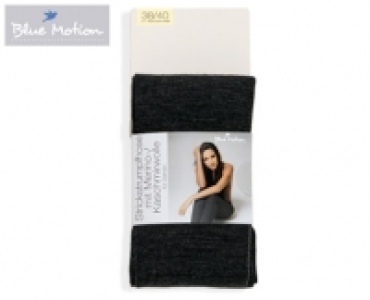 Blue Motion Strickstrumpfhose mit Merino/Kaschmirwolle