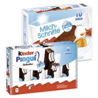 Real  kinder Pinguí oder Milch-Schnitte