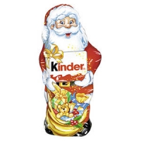 Real  Ferrero kinder Schokolade Weihnachtsmann