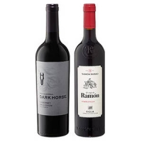 Real  Spanien Ramón Bilbao Tempranillo, Kalifornien Dark Horse Chardonnay od