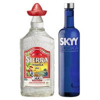 Real  Skyy Vodka oder Sierra Tequila