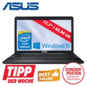 Real  Notebook F751SA mit schnellem Intel Pentium N3710 Quad-Core-Prozessor 