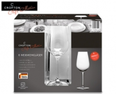 CROFTON® Chefs Collection 6 Weißweingläser