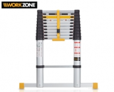 WORKZONE® Aluminium-Teleskopleiter, 3,25 m