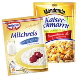 Dr. Oetker Süße Mahlzeit oder Mondamin Süße Gerichte 0.79 €