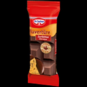 Dr. Oetker Kuvert&uuml;re Vollmilch, Wei&szlig; oder Zartbitter
