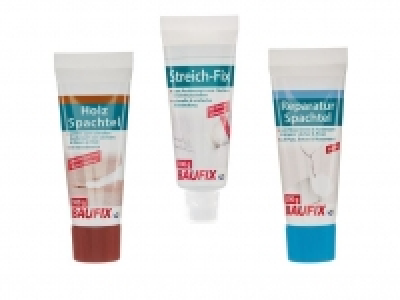 Lidl  BAUFIX Reparaturspachtel innen / Holzspachtel / Streich-Fix