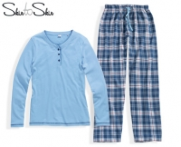 Skin to Skin Flanell-Pyjama