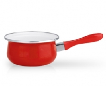 Emaille-Stielkasserolle