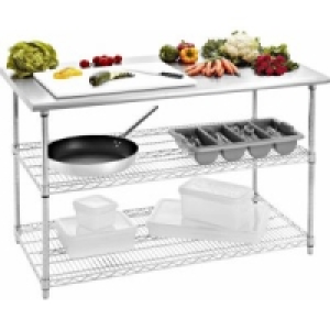 Arbeitstisch mit 2 Gitterb&ouml;den 139.99&nbsp;&euro;