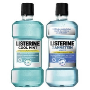 Listerine Mundsp&uuml;lung Zahnsteinschutz, Cool Mint oder Zahn- und Zahnst