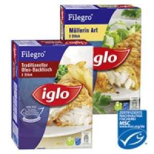 iglo Filegro M&uuml;llerin-Art oder Ofen-Backfisch
