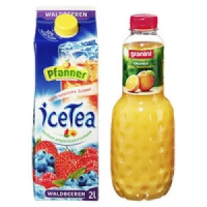 granini Trinkgenuss, Die Limo oder Pfanner Eistee