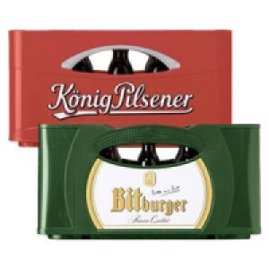Bitburger Pils Stubbi oder K&ouml;nig Pilsener Steinie