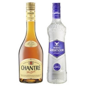 Real  Chantré Weinbrand, Cuvée Rouge, Wodka Gorbatschow oder Citron