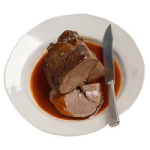 Frischer Hirschbraten