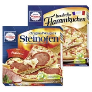 Original Wagner Steinofen Pizza Salami oder Flammkuchen Elsässer Art 1.77 €