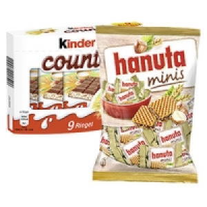 hanuta minis oder kinder country 1.49&nbsp;&euro;
