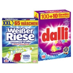 Weißer Riese oder dalli Waschmittel 8.99 €