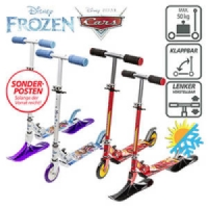 2-in-1-Scooter Frozen oder Cars