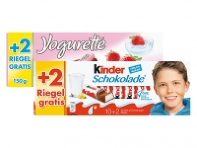 Ferrero Yogurette/ Kinder Schokolade 1.25 €